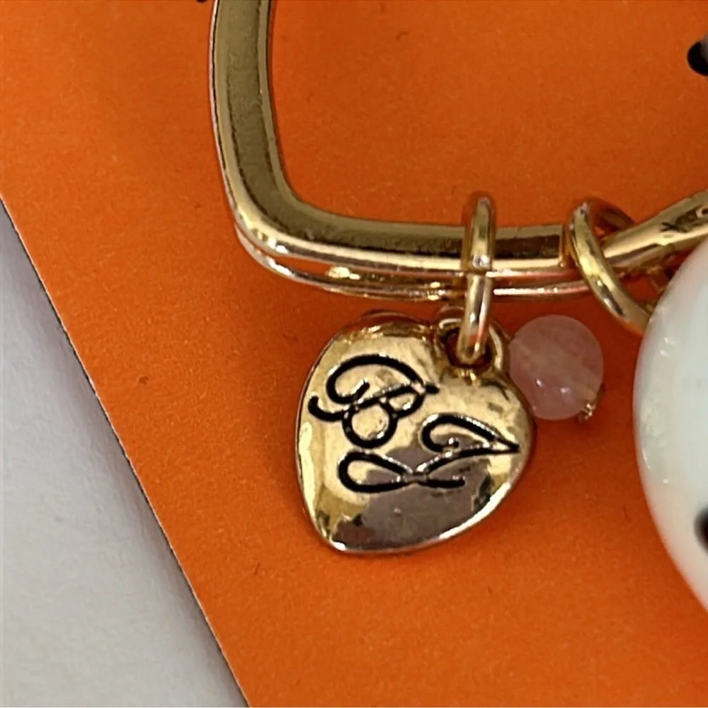 Betsey Johnson cute Halloween Ghost handbag charm key holder